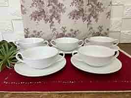 ノリタケ　Primadura スープカップ&ソーサー　5客 Amazon.co.jp: ノリタケ スープカップソーサー 両手付き 5客